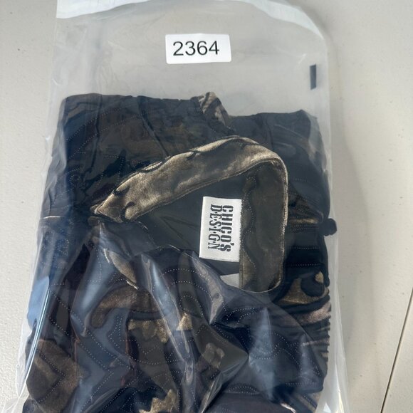 Chicos Design Velvet Burnout Topper Asian Inspired - Picture 14 of 14